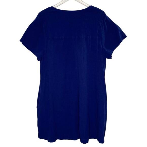 Patio Casuals by Cabernet XL MuMu Lounge House Embroidery Blue Comfy - Picture 2 of 7